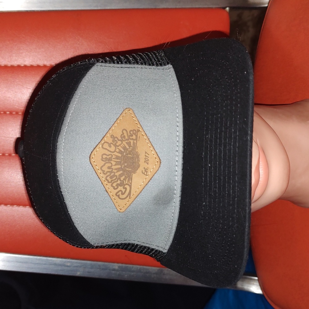 Cannalids 5-Panel Stitched Leather Patch Logo Tru… - image 1